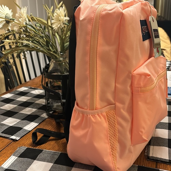 NWT Jansport Cross Town Peach Backpack - Picture 6 of 6